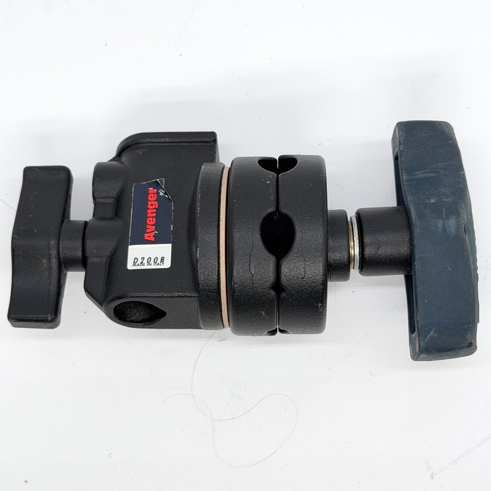 Avenger D200B 2.5 Inch Grip Head Black for C-Stands and Studio Lighting